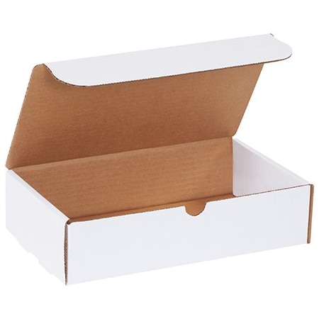 Bsc Preferred 11 x 6-1/2 x 2-3/4'' White Literature Mailers, 50PK BUY00014526
